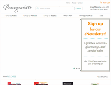Tablet Screenshot of pomegranate.com
